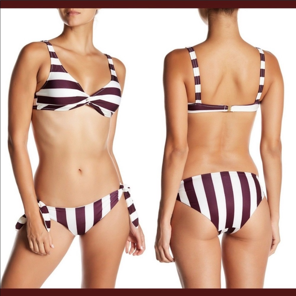 Solid and Striped Jane stripe bikini bottom